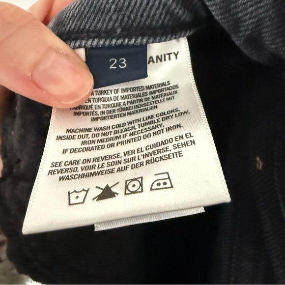 Citizens of Humanity Charlotte High Rise Straight Jeans in Happy Hour Black 23 - Picture 9 of 10